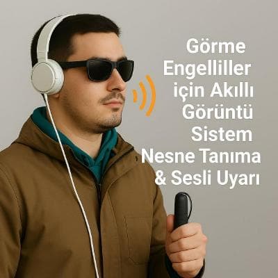 Objekterkennungsansicht der SmartVisionAssist-Anwendung auf Basis von YOLOv8 und OpenCV